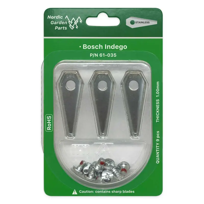 Meget populær | NordicGardenParts Robotknive til Bosch Indego 1 pak - NGP-61-035