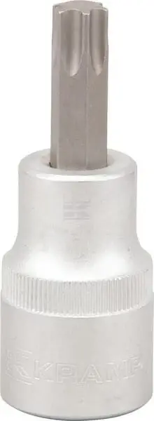 Høj kvalitet - Kramp Topnøgle Torx TX 50, 1/2" med ophæng, L 62 mm