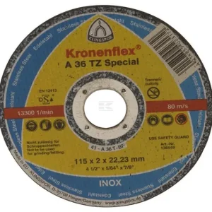 Klingspor Skæreskive Kronenflex A36TZ 115x2,0x22mm | Ekstra rabat