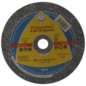 Klingspor Skæreskive 180x2,0x22 mm lige Kronenflex tz | Så længe lager haves