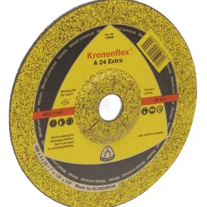 Bestil nu - Klingspor Skæreskive Kronenflex Gul A24, 180 x 3 mm