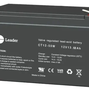 CT-Leader UPS bly batteri 12V 13,7Ah UPS/Nødstrøm dybdeafladning - Sikker betaling