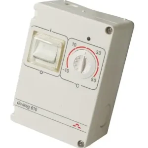Bedst sælgende | Devi Devireg 610 Analog Termostat IP44 ude -10 til +50C