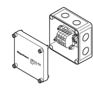 Nedsat pris - Raychem Montage kasse JB-82, IP66, M25 forskruning, til varmekabler