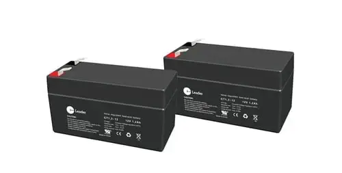 Celltech Bly Akkumulator 12V 1,3 Ah K2 T1 terminal 2-pak | Helt ny