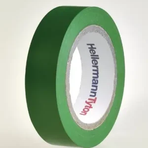 Direkte fra producenten | Hellermanntyton HelaTape-Flex El-tape PVC 19mmx20m Grøn 1kV