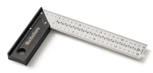 Eftertragtet | Hultafors Snedkervinkel S20P, 25cm, professionel, rustfrit stål