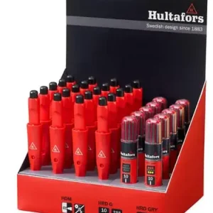 Hultafors Dybhulsmarkør Dry refill display grafit/kridt | Næsten udsolgt