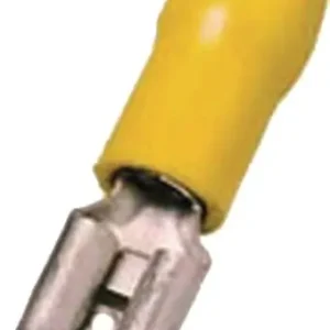Intercable Tools Isoleret spademuffe, gul, 6,3x0,8, 4-6mm², PVC - Nyt i sortimentet
