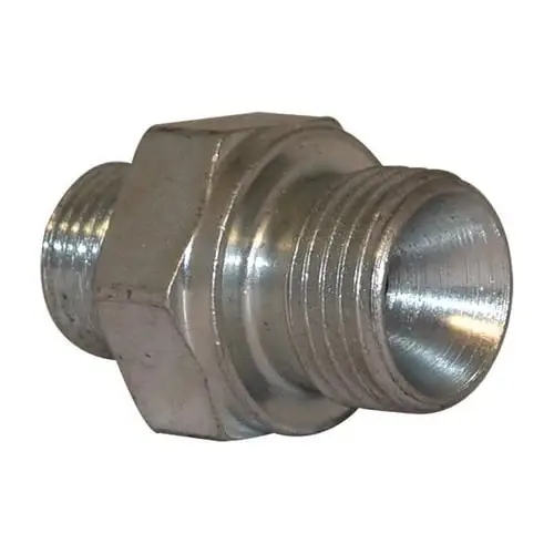 24° lige indskruning til hydraulik, 10L 1/2" BSPP, stål - Spar nu