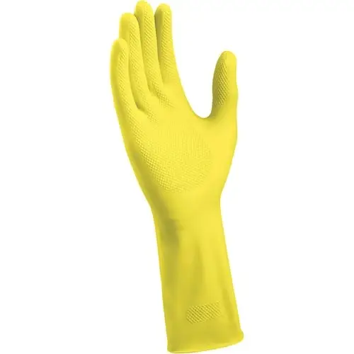Nyhed - G. Funder Latexhandske Basic, gul, str. 9/L, med struktur