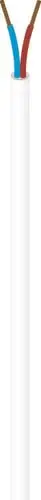 NKT Plastkappeledning PKL H03VV-F 2x0,75 Sort 300V - Hurtig forsendelse