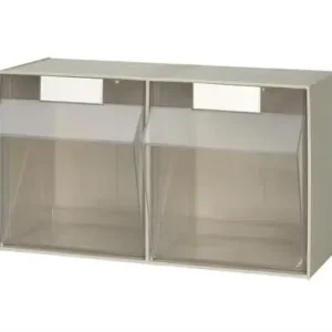 Bestil direkte | WEZ Tiltboks GEB 38-45 m/2 rum, beige, Plast, 600x246x353mm