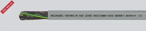 Helukabel Styrekabel OZ-500 8X1,5 grå, uskærmet, fleksibel | Kun få tilbage