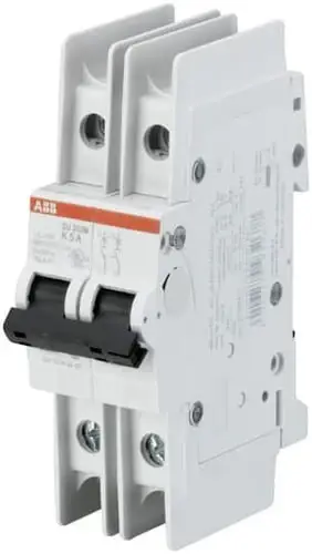ABB Automatsikring 10A 2P C-karakteristik 230/400V AC 35mm - Kundernes favorit