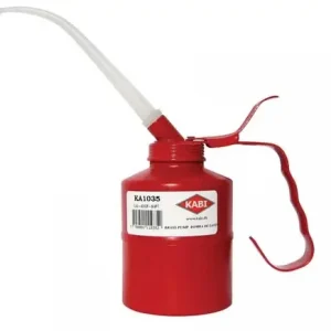 Kabi 1035 Smørekande, 0,40L plast, messingpumpe, nylon tud | Meget populær