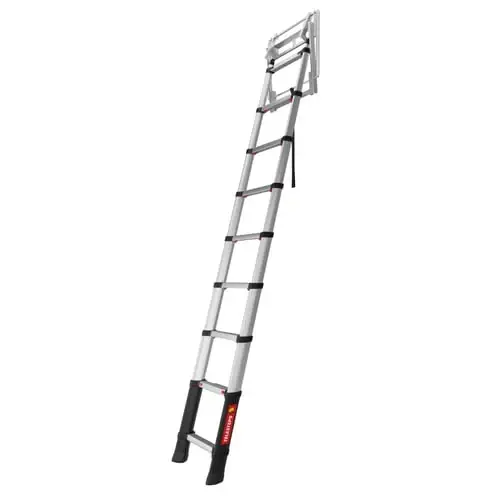 Telesteps Loft Line Teleskopstige med 9 trin i aluminium | Populær