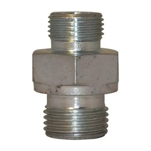 Toppris - Lemu 24° lige indskruning 18L 1/2" BSPP, stål skæreringsfitting